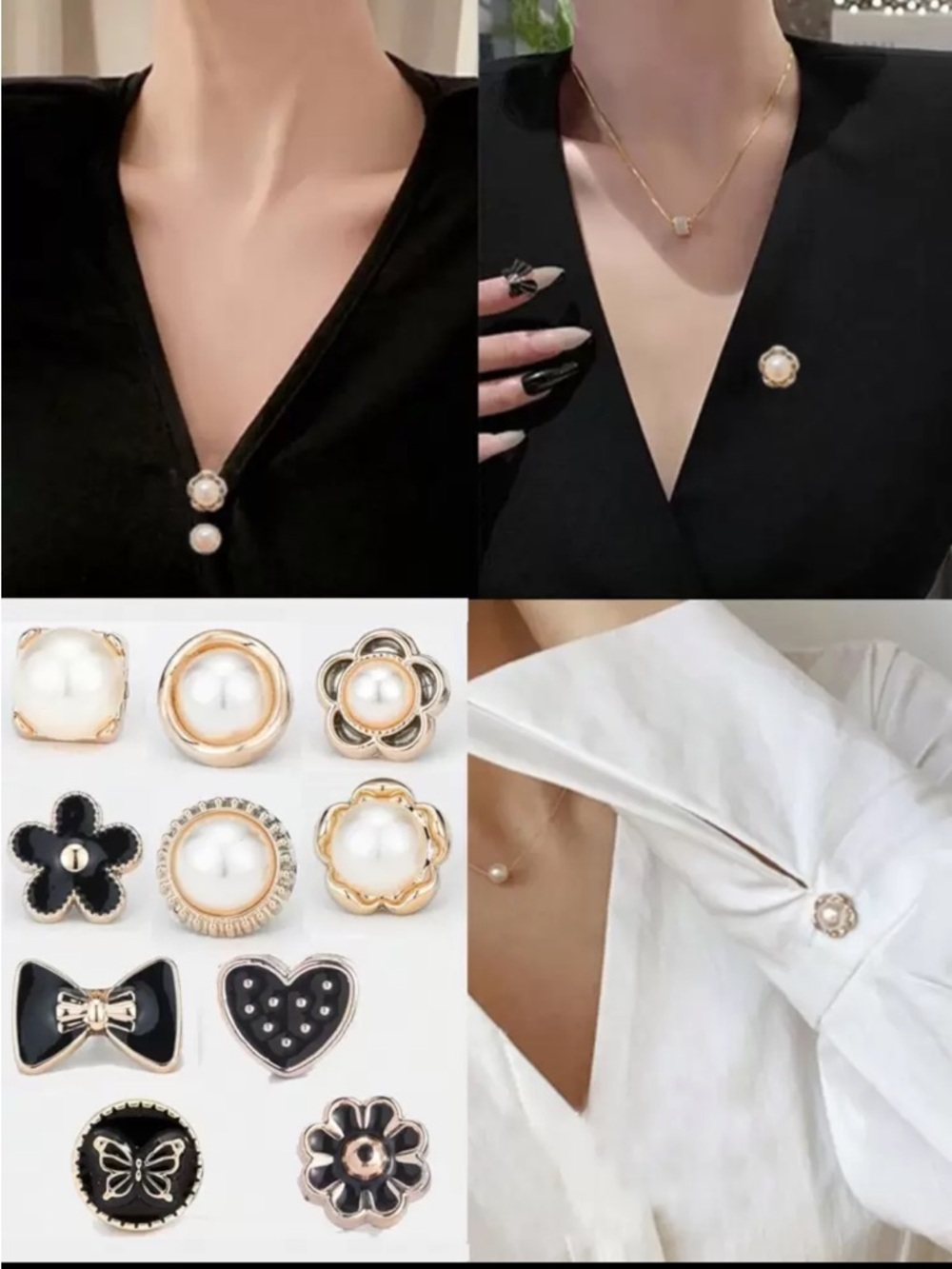 🌿 Free w/ any order! SHEIN Shirt fastener and/or brooch